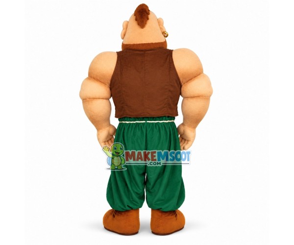 Aladdin Muscle Man Mascot Costume Aladdin Muscle Man Mascot Costume