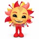 Bright Sunflower Cartoon Mascot Costume Bright Sunflower Cartoon Mascot Costume