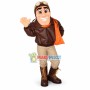 Pilot Wearing Warm Jacket Mascot Costume