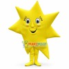 Yellow Seven-pointed Star Mascot Costume