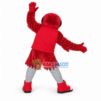 Defensive Red Eagle Player Mascot Costume Defensive Red Eagle Player Mascot Costume