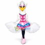 Elegant Dancer White Bird Mascot Costume