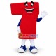 Cartoon Red Number Seven Model Mascot Costume Cartoon Red Number Seven Model Mascot Costume
