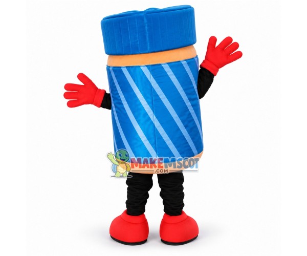 Bottle of Peanut Butter Mascot Costume Bottle of Peanut Butter Mascot Costume