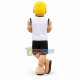 Muscular Blonde Boxer Mascot Costume