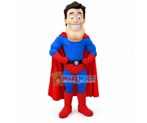 Righteous Muscle Superman Mascot Costume Righteous Muscle Superman Mascot Costume