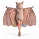 Covert Brown Vampire Bat Mascot Costume Covert Brown Vampire Bat Mascot Costume