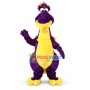 Funny Purple & Yellow Dragon Mascot Costume