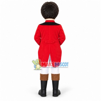 Polite Long-haired Musician Mascot Costume Polite Long-haired Musician Mascot Costume