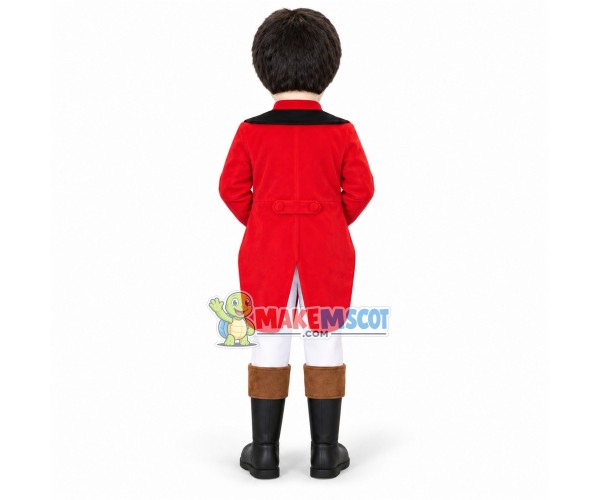 Polite Long-haired Musician Mascot Costume Polite Long-haired Musician Mascot Costume