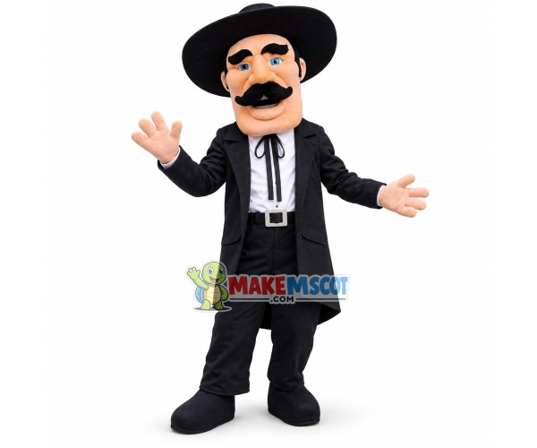 Private Detective In Trench Coat Mascot Costume Private Detective In Trench Coat Mascot Costume