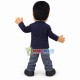 Teaching Black Lecturer Mascot Costume Teaching Black Lecturer Mascot Costume