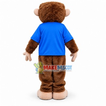 Happy Furry Little Monkey Mascot Costume