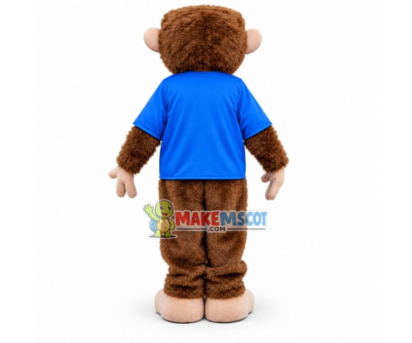 Happy Furry Little Monkey Mascot Costume Happy Furry Little Monkey Mascot Costume