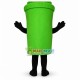 Green Sealed Thermos Cup Mascot Costume