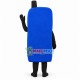 Blue Button Phone Mascot Costume Blue Button Phone Mascot Costume