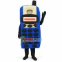 Blue Button Phone Mascot Costume