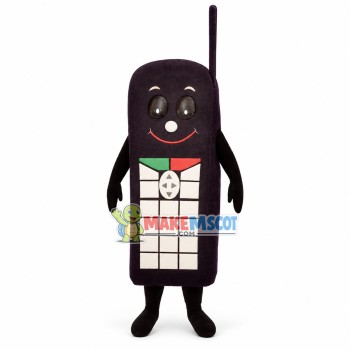 Convenient Brown Calling Machine Mascot Costume Convenient Brown Calling Machine Mascot Costume