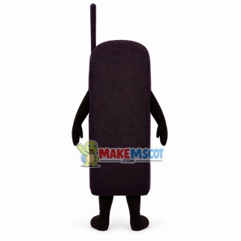 Convenient Brown Calling Machine Mascot Costume Convenient Brown Calling Machine Mascot Costume