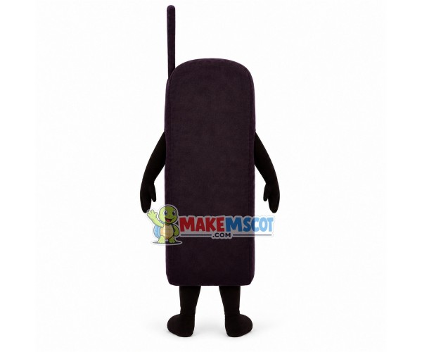 Convenient Brown Calling Machine Mascot Costume Convenient Brown Calling Machine Mascot Costume