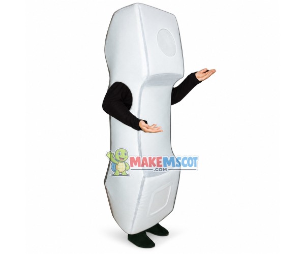 Previous Wired White Telephone Mascot Costume
