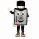 The Safe With Top Hat Mascot Costume The Safe With Top Hat Mascot Costume