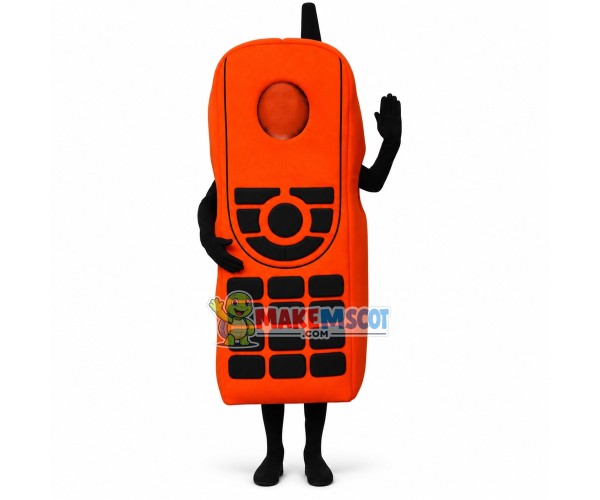Red Mobile Virtual Machine Mascot Costume Red Mobile Virtual Machine Mascot Costume
