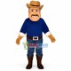 Blue Eyes Foreign Farmer Mascot Costume Blue Eyes Foreign Farmer Mascot Costume