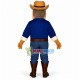 Blue Eyes Foreign Farmer Mascot Costume Blue Eyes Foreign Farmer Mascot Costume