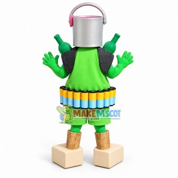 Environmentally Friendly Paint Doll Mascot Costume Environmentally Friendly Paint Doll Mascot Costume