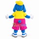 Blue Dog In The Bright Short Top Mascot Costume Blue Dog In The Bright Short Top Mascot Costume
