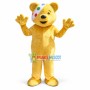 One-eyed Bear With Colored Blindfold Mascot Costume
