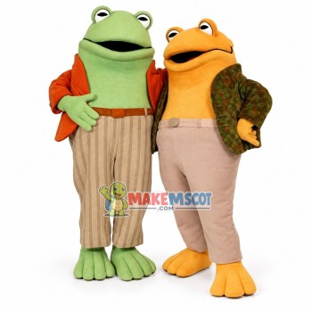 Frog Brothers In High-waisted Pants Mascot Costume