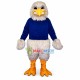 Hideous Gray Long Wool Eagle Mascot Costume Hideous Gray Long Wool Eagle Mascot Costume