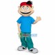 Sport Boy With Big Mouth Mascot Costume Sport Boy With Big Mouth Mascot Costume