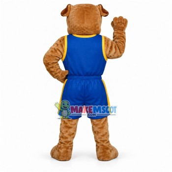 Active Sportsman Bulldog Mascot Costume Active Sportsman Bulldog Mascot Costume