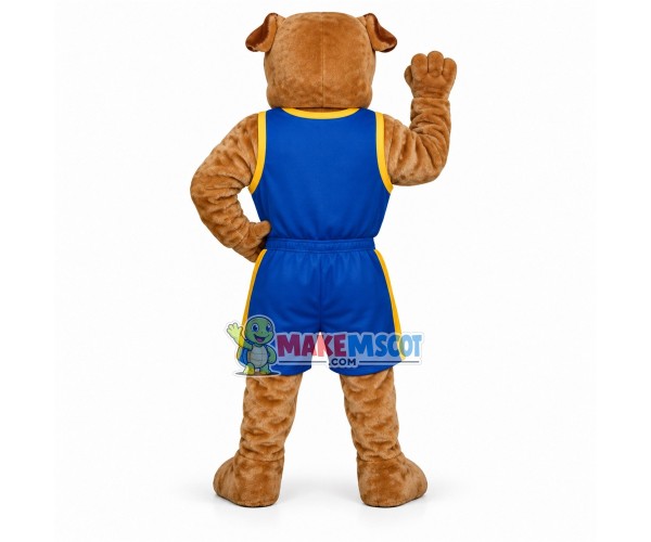 Active Sportsman Bulldog Mascot Costume Active Sportsman Bulldog Mascot Costume