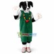 Cute Dog With Colorful Bead Necklace Mascot Costume Cute Dog With Colorful Bead Necklace Mascot Costume