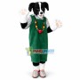 Cute Dog With Colorful Bead Necklace Mascot Costume