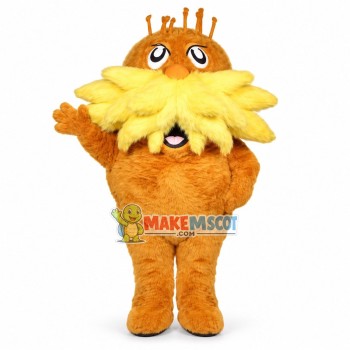 Plush Yellow Gopher Mascot Costume Plush Yellow Gopher Mascot Costume