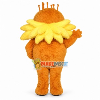 Plush Yellow Gopher Mascot Costume Plush Yellow Gopher Mascot Costume