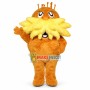 Plush Yellow Gopher Mascot Costume