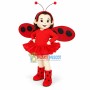Beautiful Little Girl Wearing Butterfly Wings Mascot Costume