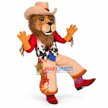 Crazy Rock Singer Lion Mascot Costume Crazy Rock Singer Lion Mascot Costume