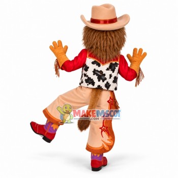 Crazy Rock Singer Lion Mascot Costume