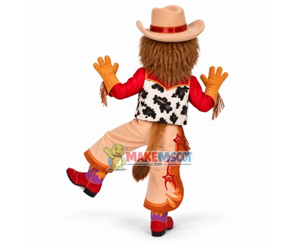 Crazy Rock Singer Lion Mascot Costume
