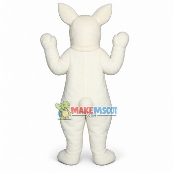 Soft Lightweight White Dog Mascot Costume Soft Lightweight White Dog Mascot Costume