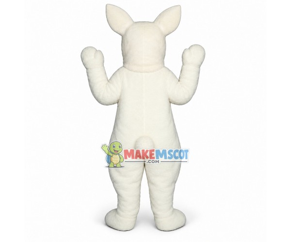 Soft Lightweight White Dog Mascot Costume Soft Lightweight White Dog Mascot Costume