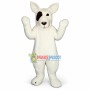 Soft Lightweight White Dog Mascot Costume