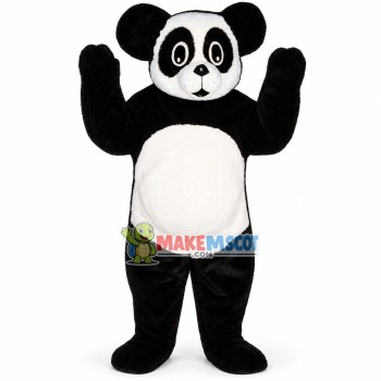 Dumbfounded Baby Panda Mascot Costume Dumbfounded Baby Panda Mascot Costume
